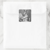 Net als zijn grootvader, bord 39 van 'Los C Vierkante Sticker (Tas)