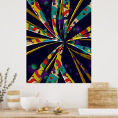 Net als zon poster (Keuken)