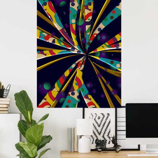 Net als zon poster (Thuiskantoor)