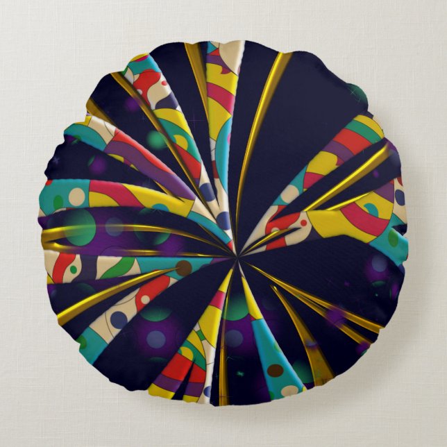 Net als zon rond kussen (Voorkant)