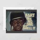 Net alsof niemand het kan ruiken. briefkaart (Voorkant / Achterkant)