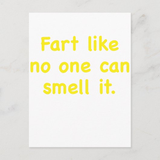 Net alsof niemand het kan smokkelen briefkaart (Voorkant)