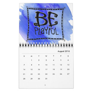 "Net be" Art Calendar, verbindend voor twee pagina Kalender