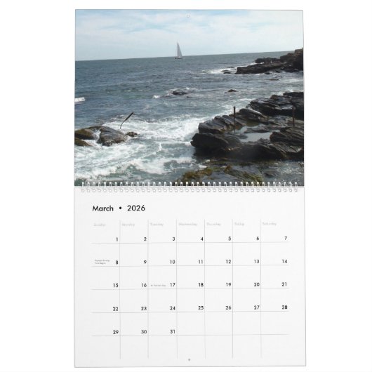 Net Beachy Calendar Kalender (Mar 2026)