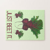 Net Beet (Beat) het grappige rode bieten Garden Ve Legpuzzel (Horizontaal)