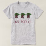 Net Beet (Beat) Het grappige rode Bunch Garden Veg T-shirt<br><div class="desc">Het ontwerp bevat een originele markeringsillustratie van een heerlijk aantal rode bietgroenten. Geweldig voor je favoriete tuinman,  chef-kok of vegetarisch voetstuk! Zie je niet wat je zoekt? Hulp nodig bij aanpassingen? Klik "contact deze ontwerper"om iets te hebben enkel voor u wordt gecreeerd!</div>