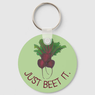 Net Beet it Red Beets Veggie Bunch Gardener Vegan Sleutelhanger