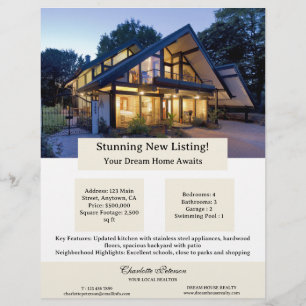 Net beursgenoteerd onroerend goed flyer