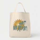 Net Blauwgroen. (3D zon) Tote Bag (Voorkant)