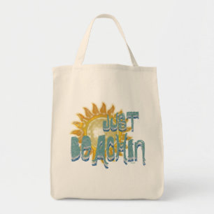 Net Blauwgroen. (3D zon) Tote Bag