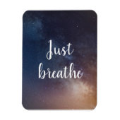 NET BREATHE - Night Sky Quote Magneet (Verticaal)