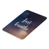 NET BREATHE - Night Sky Quote Magneet (Linkerzijde)