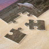 Net buiten de stad legpuzzel (Zijkant)