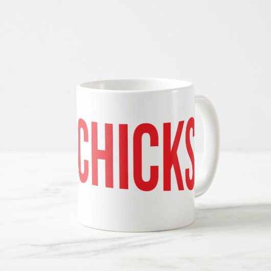 Net Chicks Fun Mok (Voorkant rechts)