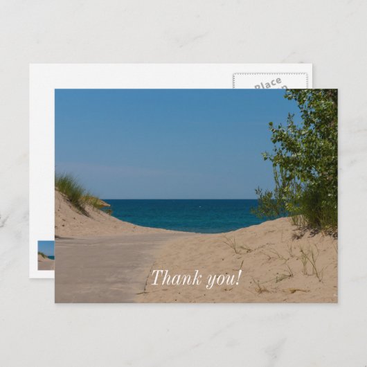 Net daarachter briefkaart (Voorkant / Achterkant)