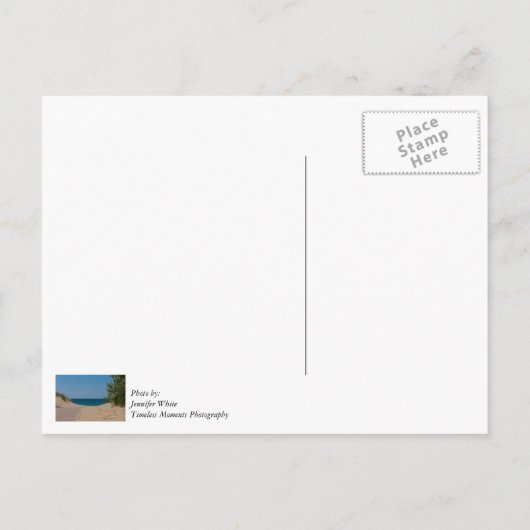 Net daarachter briefkaart (Achterkant)