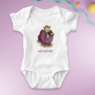 Net de Paarse Baby Dragon Girl Newborn Romper