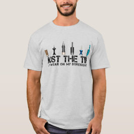"NET DE TIP" op witte T-shirt