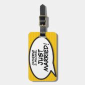 NET ECHT GETROUWD Leuk Modern Bagagelabel (Voorkant verticaal)