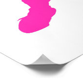 Net een meisje Poster (Hoek)