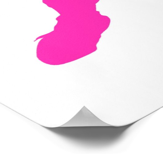 Net een meisje Poster (Hoek)