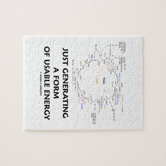 Net een vorm van bruikbare energie (Krebs) generer Legpuzzel (Horizontaal)