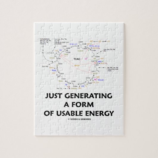 Net een vorm van bruikbare energie (Krebs) generer Legpuzzel (Verticaal)