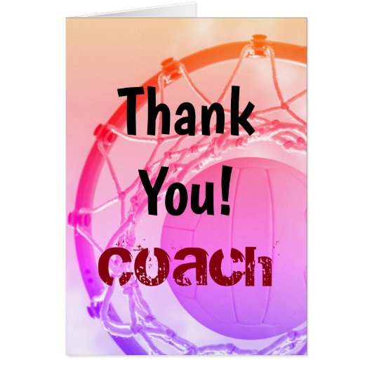 Net en Ball bedankt Coach (Voorkant)