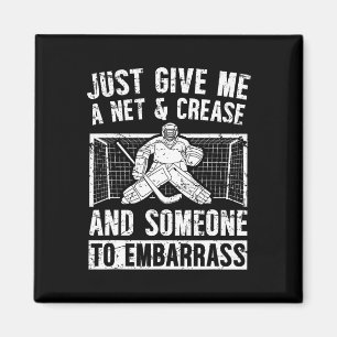 Net En Doelgebied IJshockey Doelman IJshockey Doel Magneet