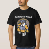 Net Fiddle Fartin rond T-shirt (Voorkant)