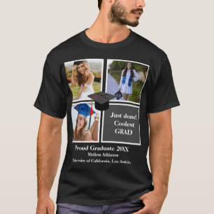 Net gedaan Afstuderen 3 Fotocollage T-shirt