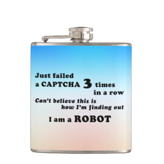 Net gefaald een CAPTCHA 3 keer... Heupfles