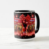 Net gehaakte koffie Mok (Voorkant rechts)