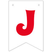 NET GEHUWD - hart liefde ontwerp 1 Vlaggetjes (Derde vlag)