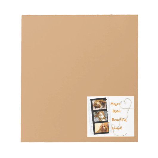 Net geliefde notitieblok (Voorkant)