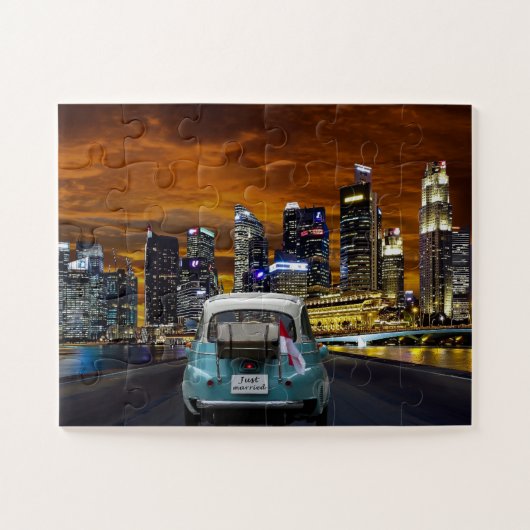 NET GEMAAKT WEDDING GIFT JIGSAW PUZZLE LEGPUZZEL (Horizontaal)