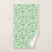 Net genoteerd groen bad handdoek (Handdoek)
