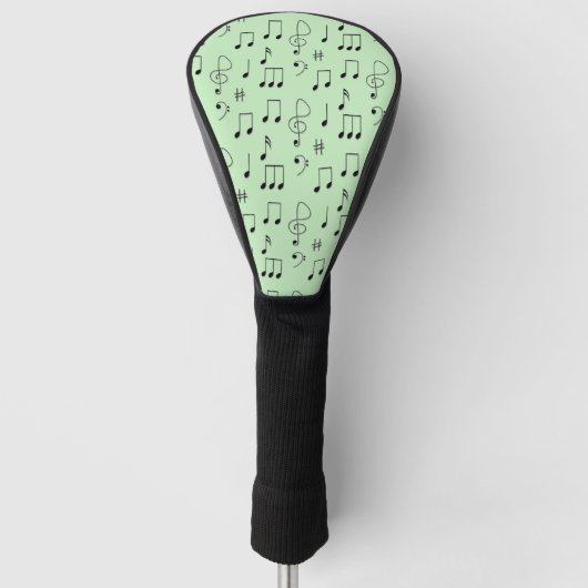 Net genoteerd groen golfheadcover (Voorkant)