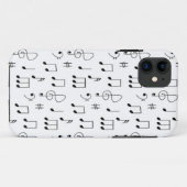 Net genoteerd wit Case-Mate iPhone case (Achterkant (horizontaal))