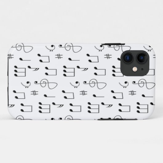 Net genoteerd wit Case-Mate iPhone case (Achterkant (horizontaal))