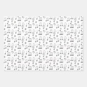 Net Genoteerd Wit Inpakpapier Vel (Voorkant 2)