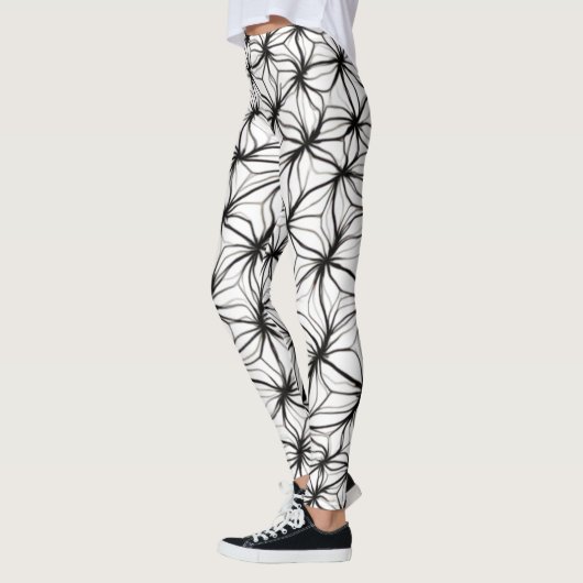 Net Geometrie – Diamant Mesh Abstract Leggings (Links)