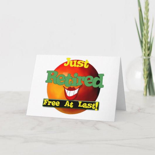 Net gepensioneerd kaart (Voorkant)
