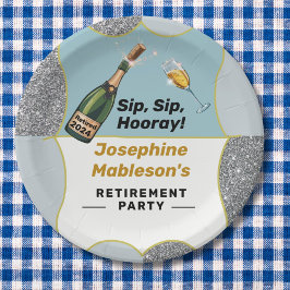 Net gepensioneerd, pensioenfeestje accessoires papieren bordje