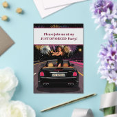 Net Gescheiden Divorce Feest Viering Uitnodiging (Insitu (Huwelijk))