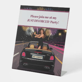 Net Gescheiden Feestviering Podium Bord Reclamebord Met Voetstuk