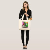 Net Gescheiden Grappige Cadeaus Kaarten T-shirts E Grote Tote Bag (Voorkant (model))