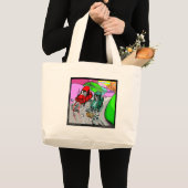 Net Gescheiden Grappige Cadeaus Kaarten T-shirts E Grote Tote Bag (Voorkant (product))