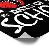 Net geschopt 100 dagen van school Martial Arts Kar Poster (Hoek)