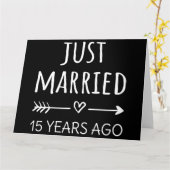 Net getrouwd 15 jaar geleden ik kaart (Gele Bloem)